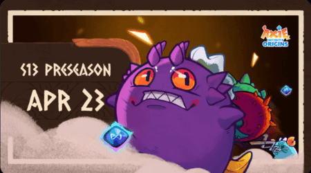airdrops for Axie Infinity Origins - S13 PRESEASON